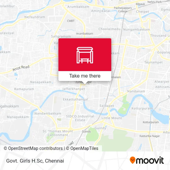 Govt. Girls H.Sc map