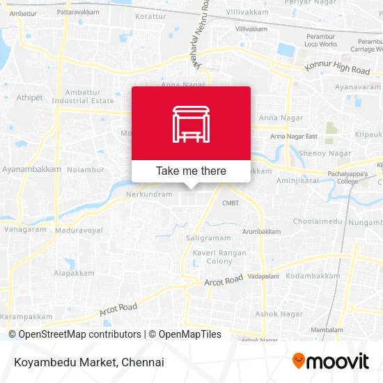 Koyambedu Market map