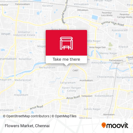 Flowers Market map