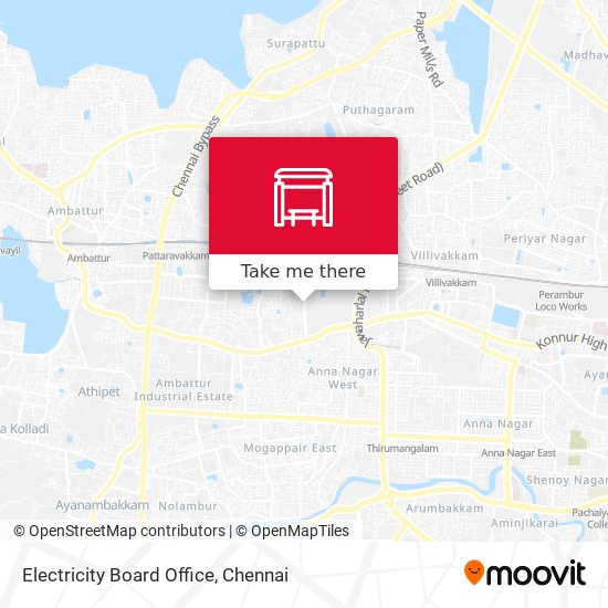 Electricity Board Office map