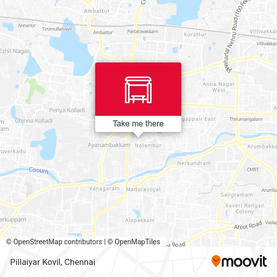Pillaiyar Kovil map