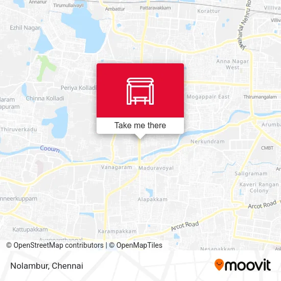 Nolambur map