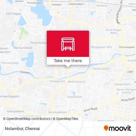 Nolambur map