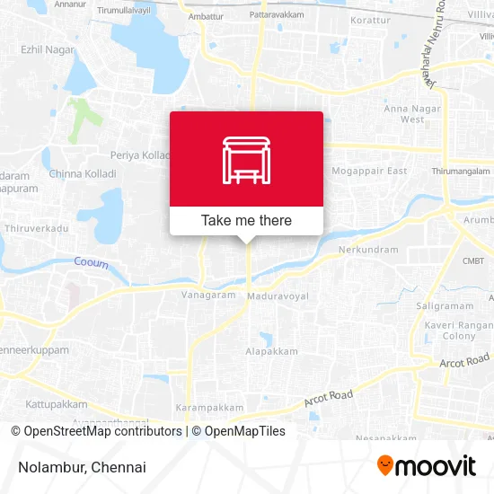 Nolambur map