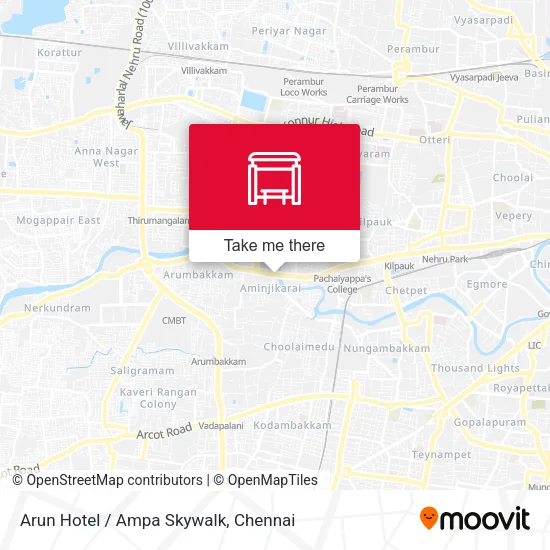 Arun Hotel / Ampa Skywalk map