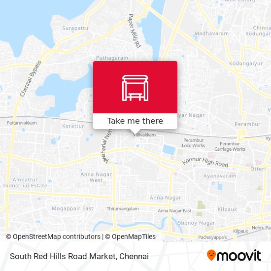 South Red Hills Road Market map