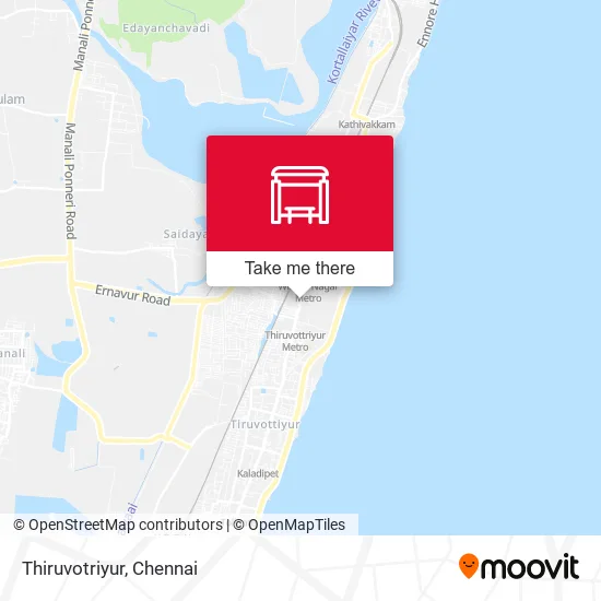 Thiruvotriyur map