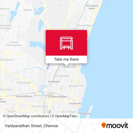 Vaidyanathan Street map