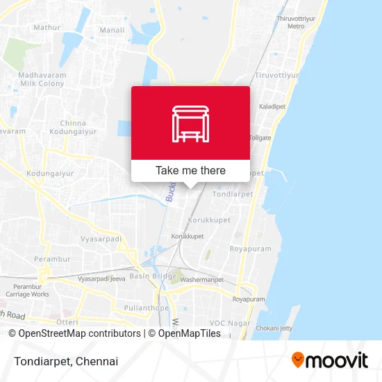 Tondiarpet map