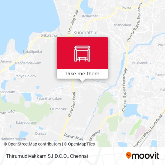 Thirumudivakkam S.I.D.C.O. map