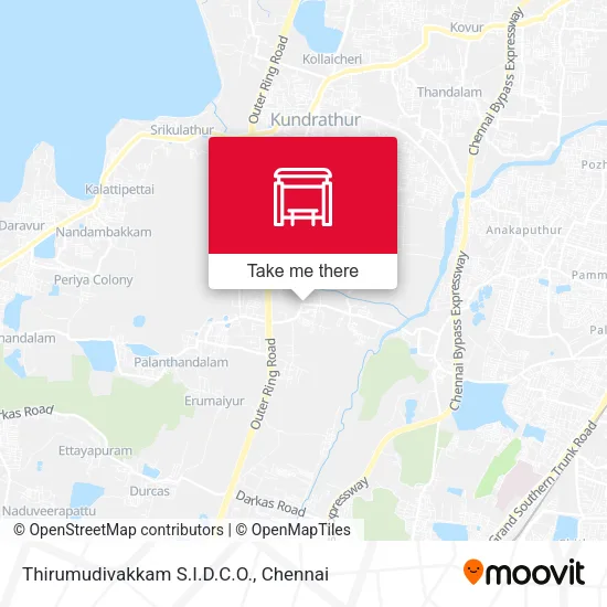 Thirumudivakkam S.I.D.C.O. map