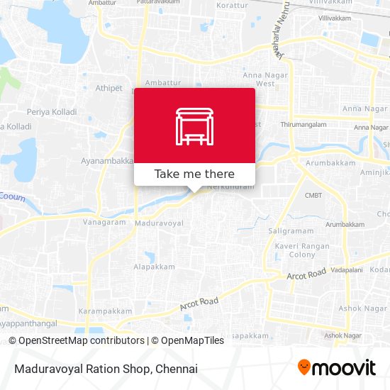 Maduravoyal Ration Shop map