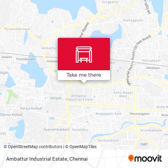 Ambattur Industrial Estate map