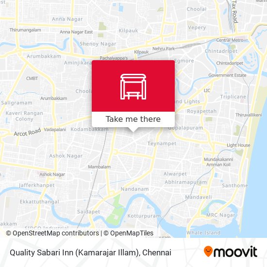Quality Sabari Inn (Kamarajar Illam) map