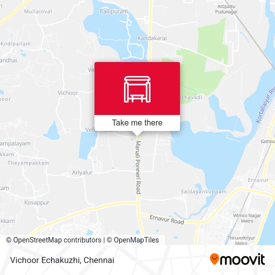 Vichoor Echakuzhi map
