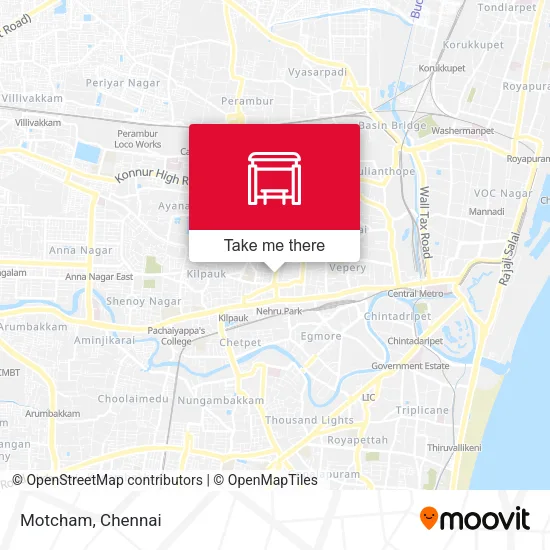 Motcham map