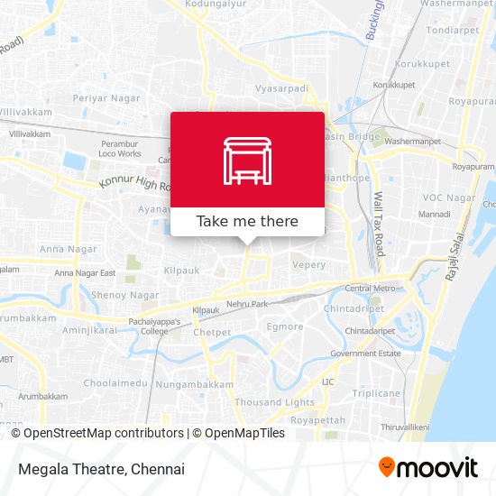 Megala Theatre map