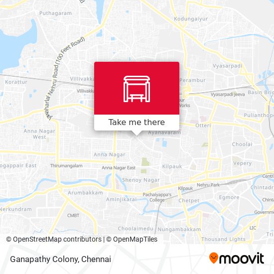 Ganapathy Colony map