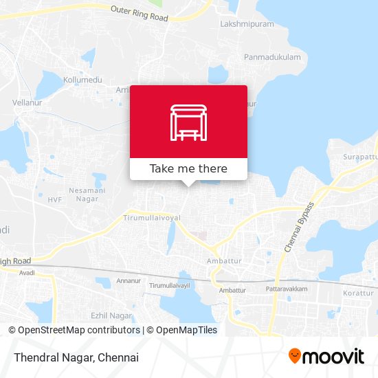 Thendral Nagar map