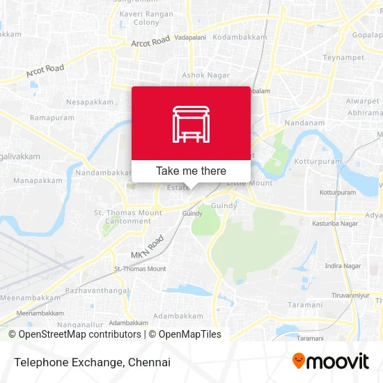Telephone Exchange map