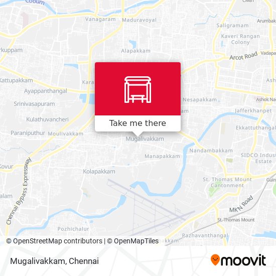 Mugalivakkam map