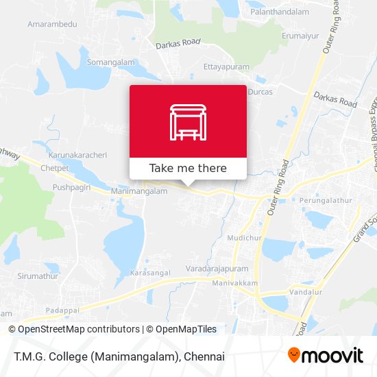T.M.G. College (Manimangalam) map