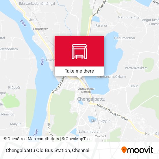 Chengalpattu Old Bus Station map