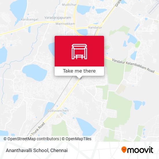 Ananthavalli School map