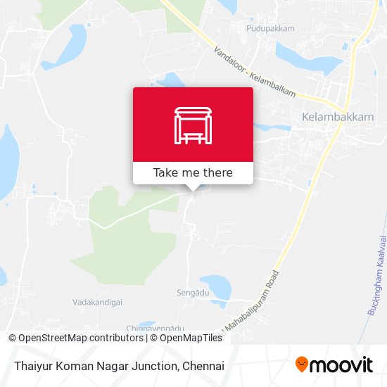 Thaiyur Koman Nagar Junction map