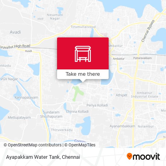 Ayapakkam Water Tank map