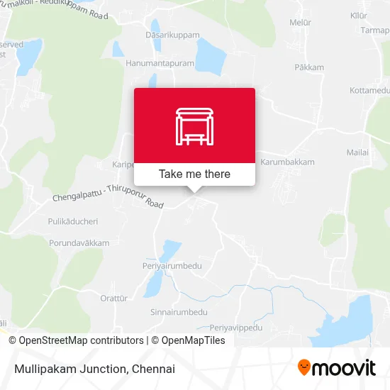 Mullipakam Junction map