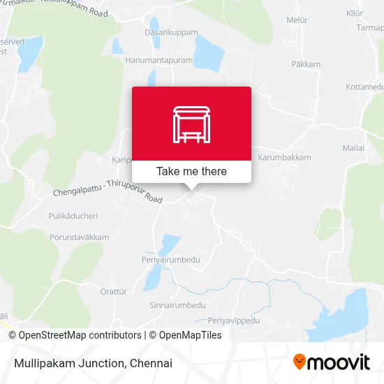 Mullipakam Junction map
