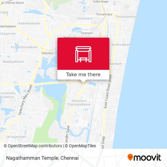 Nagathamman Temple map