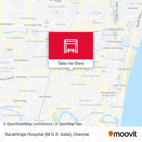 Barathiraja Hospital (M.G.R. Salai) map