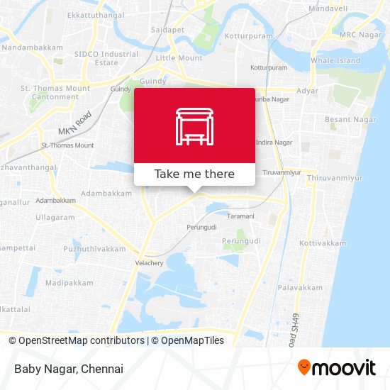 Baby Nagar map