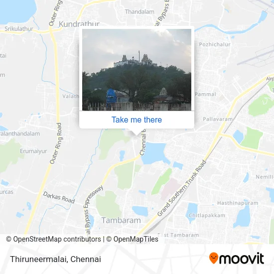 Thiruneermalai map