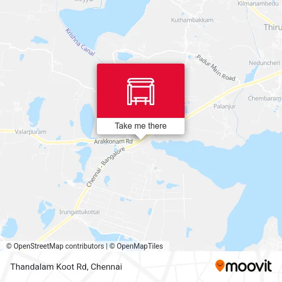 Thandalam Koot Rd map