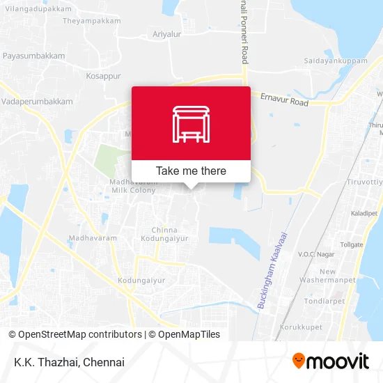 K.K. Thazhai map