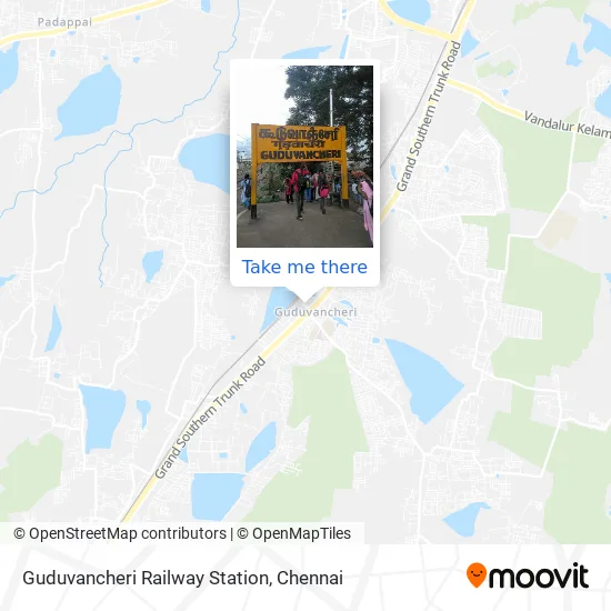 Guduvancheri Railway Station map