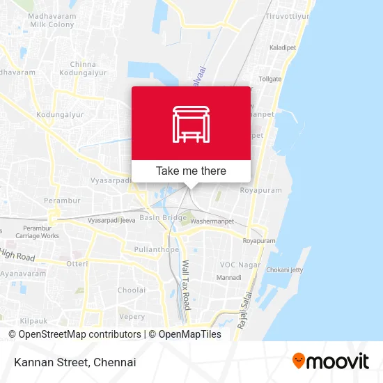 Kannan Street map