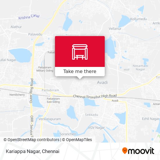 Kariappa Nagar map