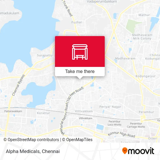 Alpha Medicals map