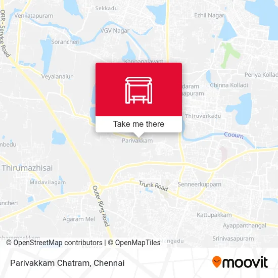 Parivakkam Chatram map