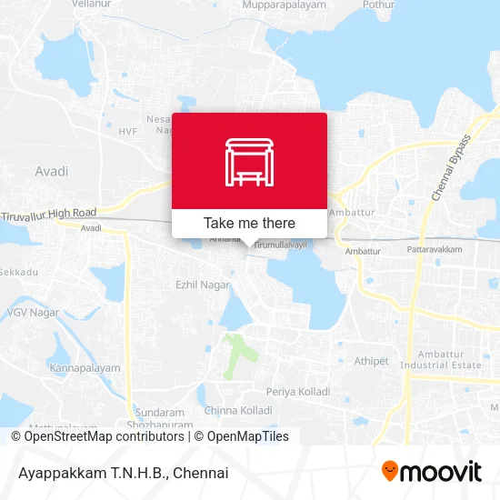 Ayappakkam T.N.H.B. map
