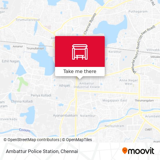 Ambattur Police Station map
