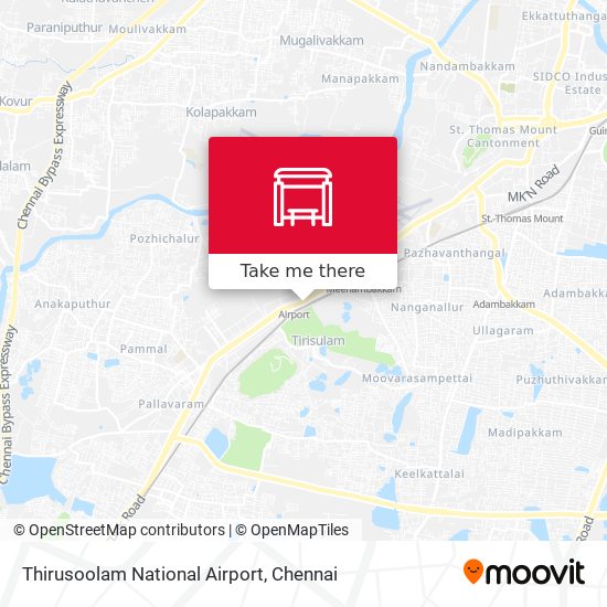 Thirusoolam National Airport map