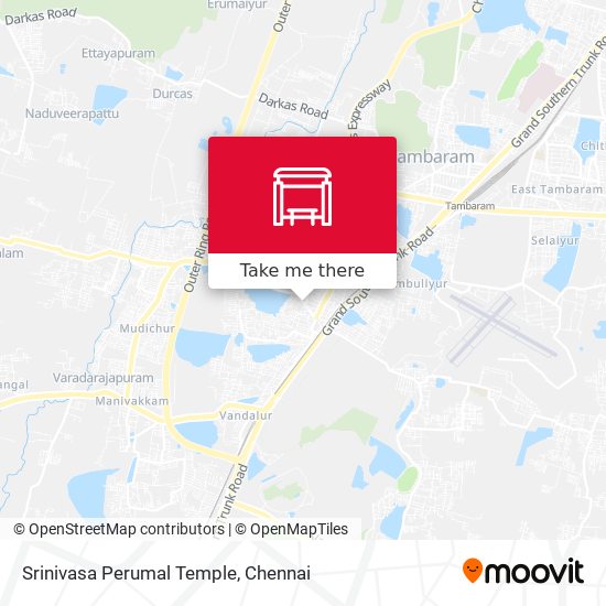 Srinivasa Perumal Temple map