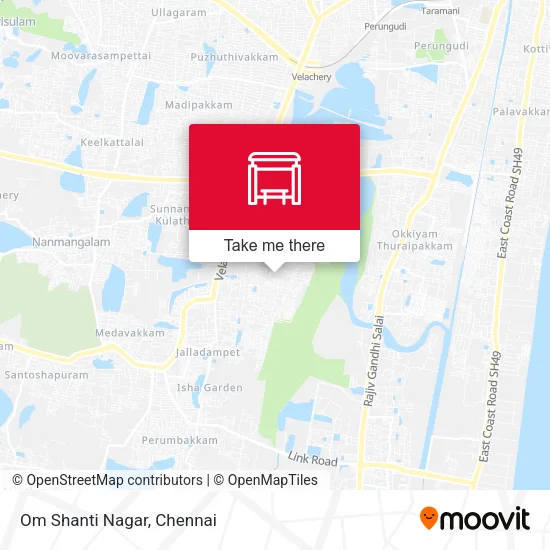Om Shanti Nagar map