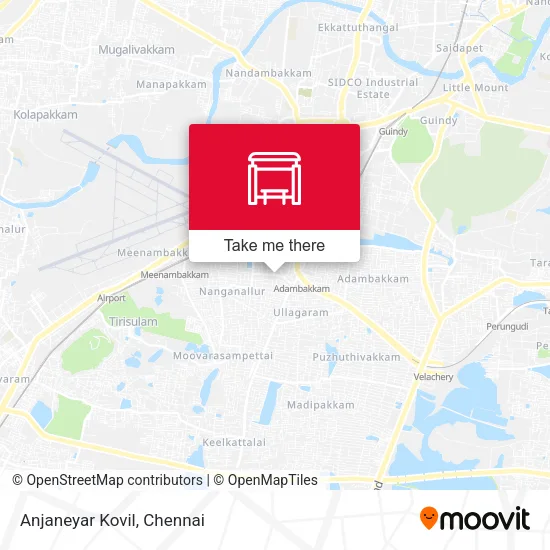 Anjaneyar Kovil map