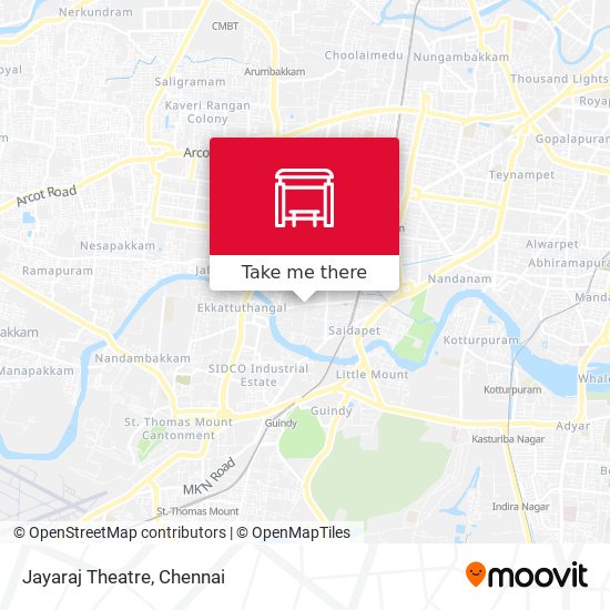 Jayaraj Theatre map